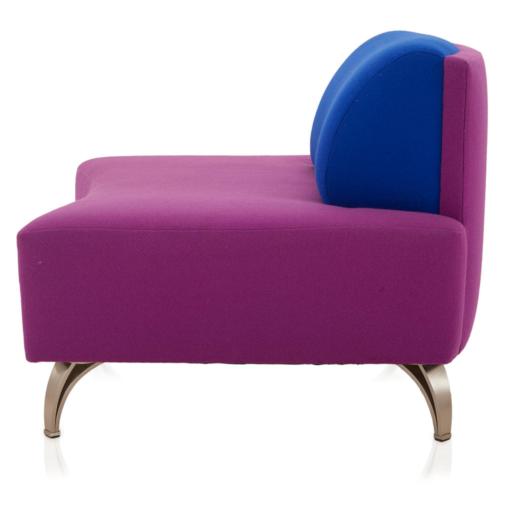Purple & Blue Memphis Lounge Chair