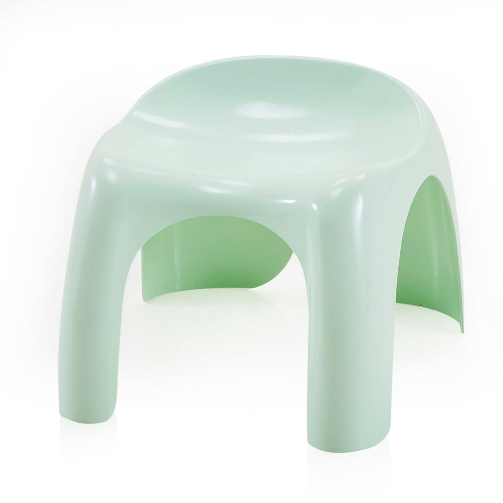 Green Fiberglass Children's Stool