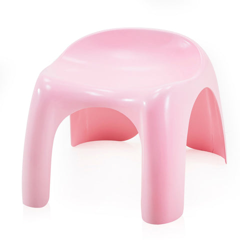Pink Fiberglass Children's Stool