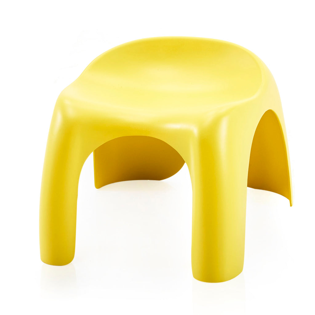 Yellow Fiberglass Children's Stool