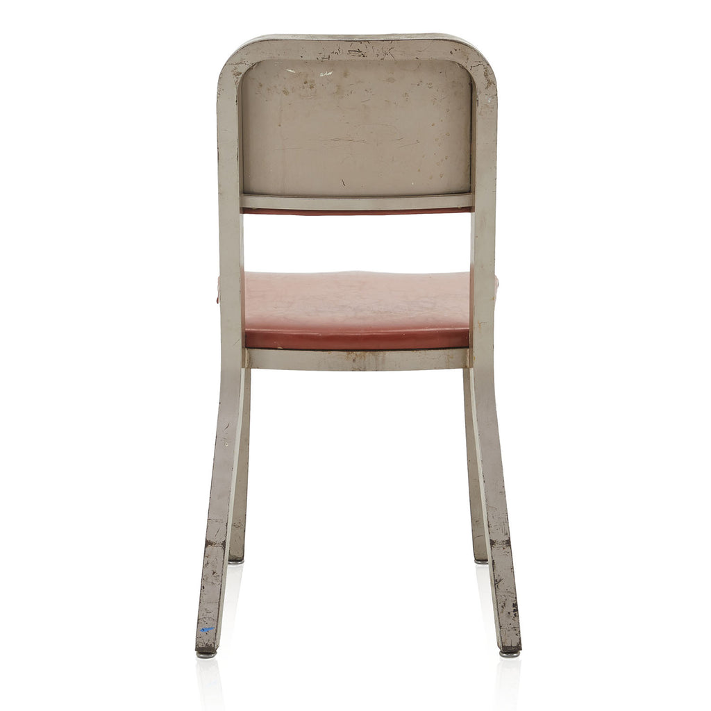 Brown Vinyl Vintage Side Chair