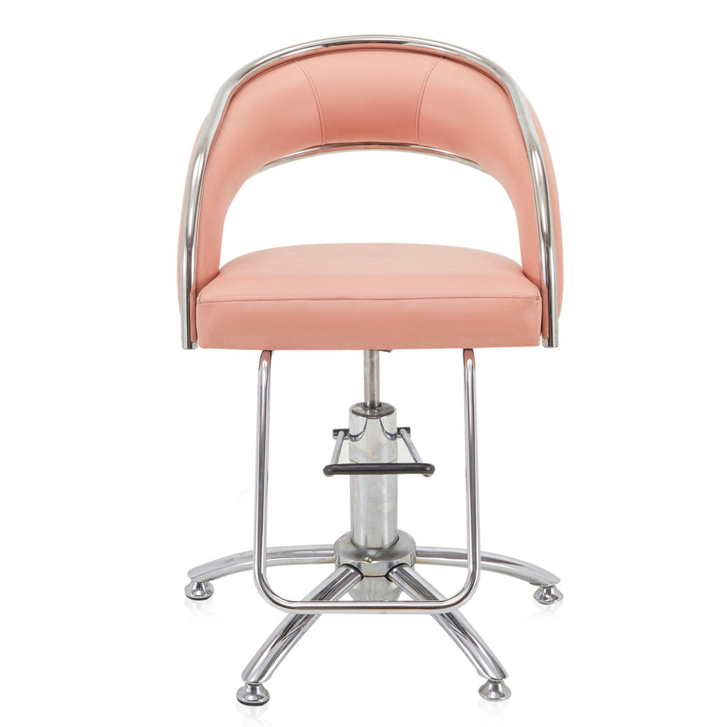 Salmon Pink Salon Chair