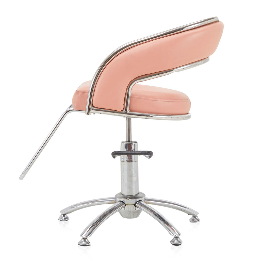 Salmon Pink Salon Chair