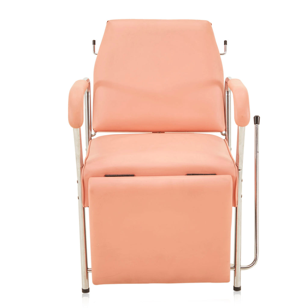 Pink Reclining Beauty Shop Chair