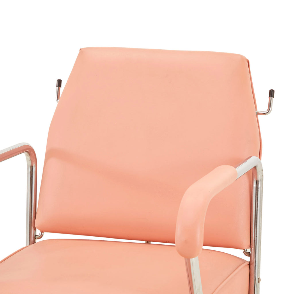 Pink Reclining Beauty Shop Chair