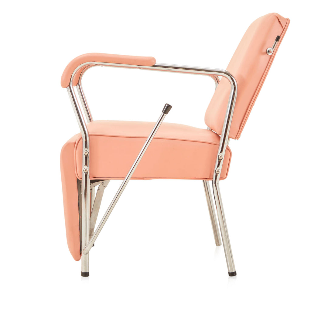 Pink Reclining Beauty Shop Chair