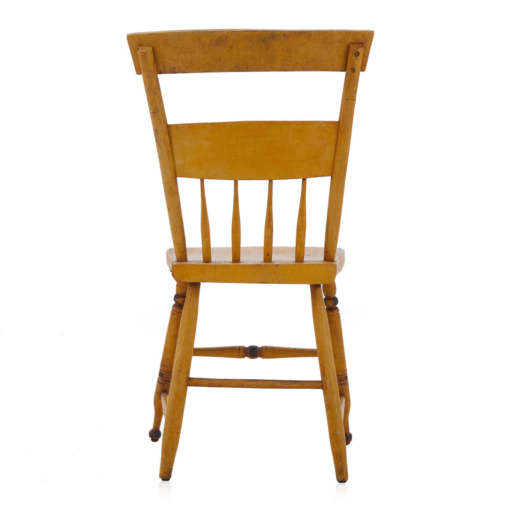 Yellow Wood Farmhouse Dining Chair