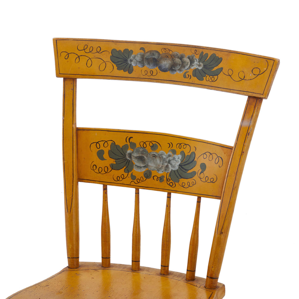 Yellow Wood Farmhouse Dining Chair