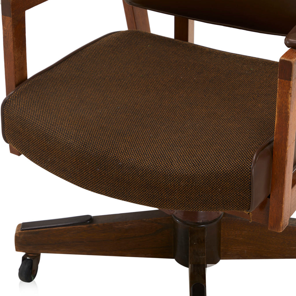 Brown Leather Executive Armchair