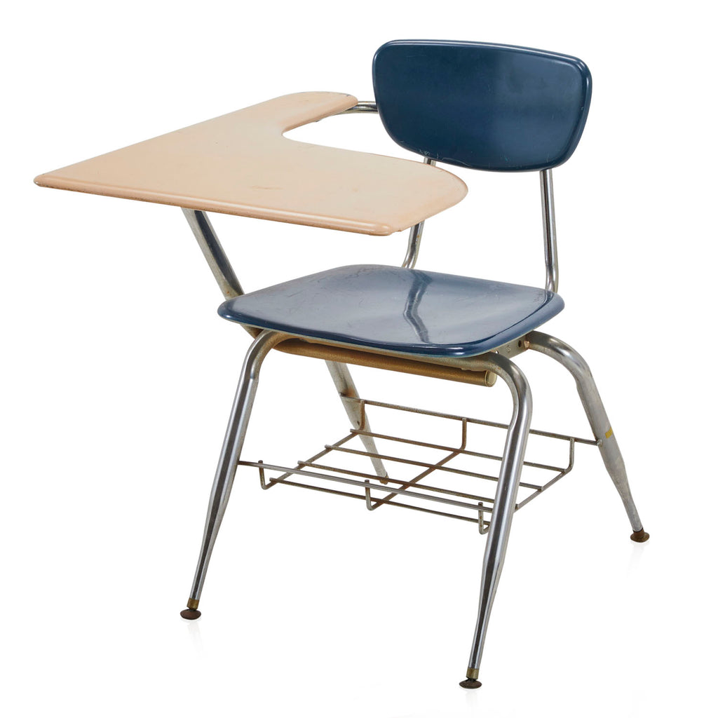 Blue & Tan Classroom Desk Chair