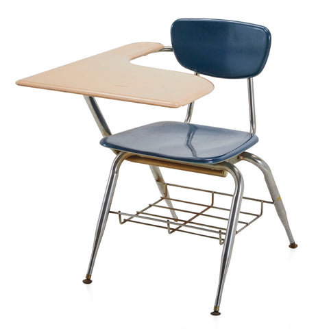 Blue & Tan Classroom Desk Chair