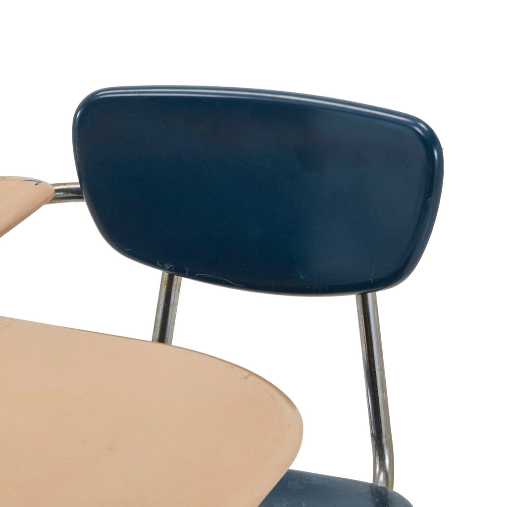 Blue & Tan Classroom Desk Chair