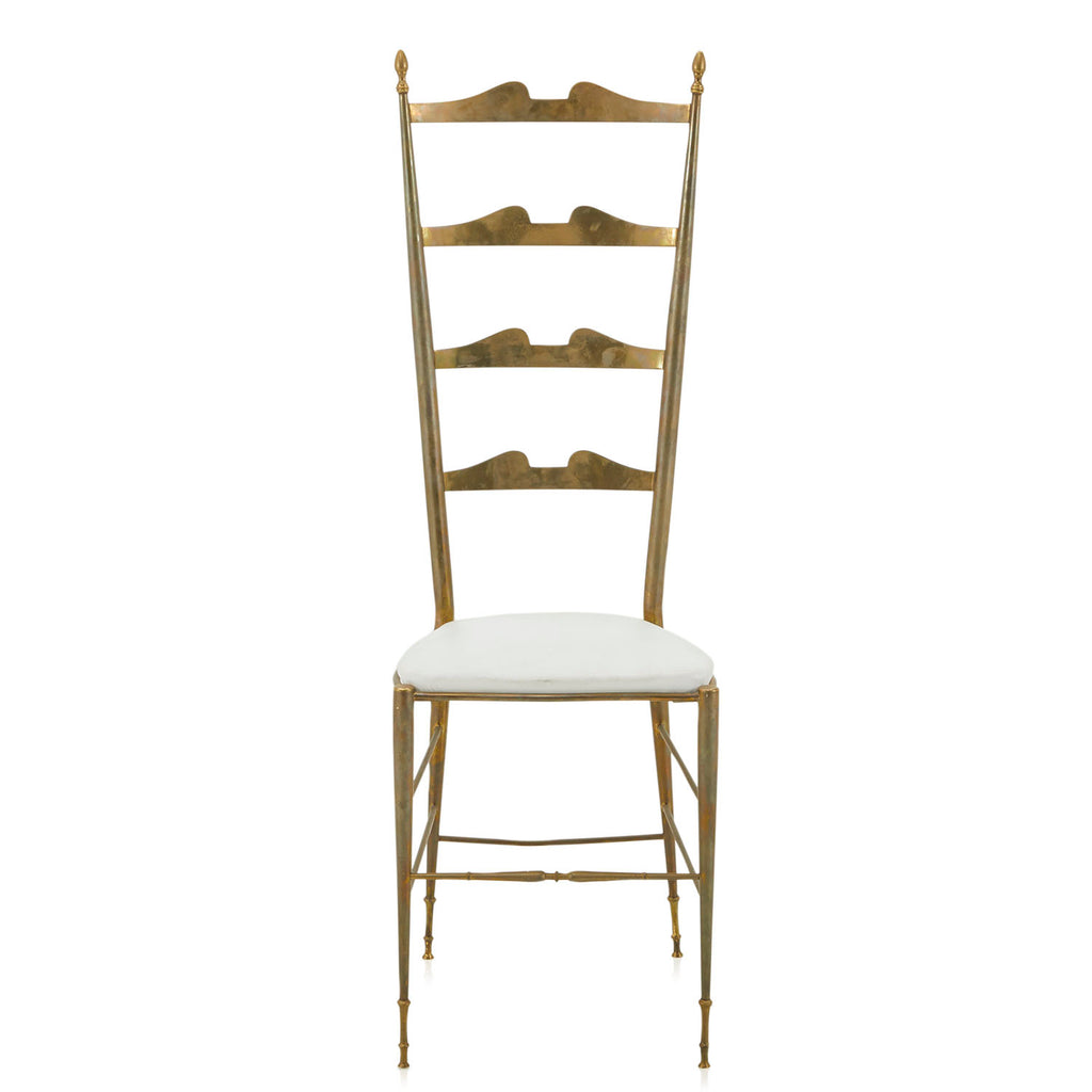 Gold Ornamental High Back Side Chair