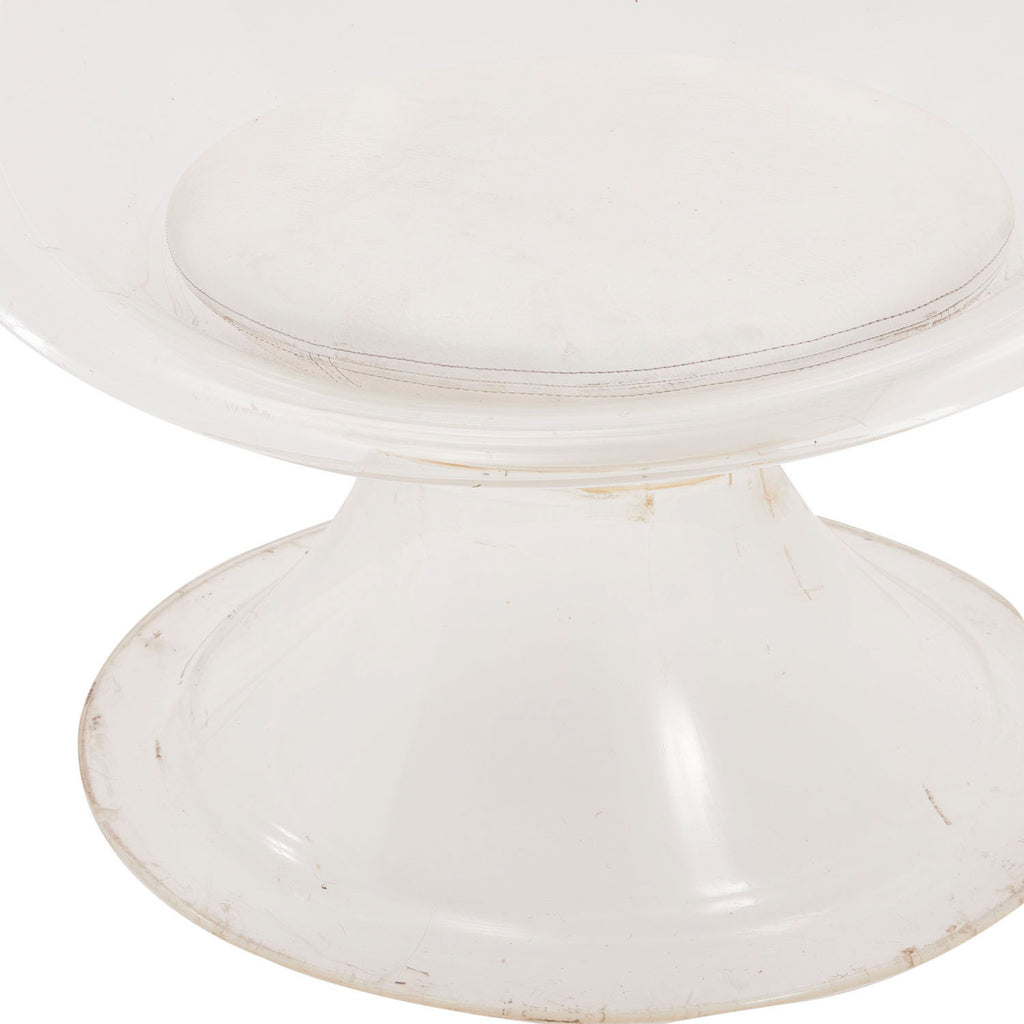 Lucite High Back Mod Lounge Chair