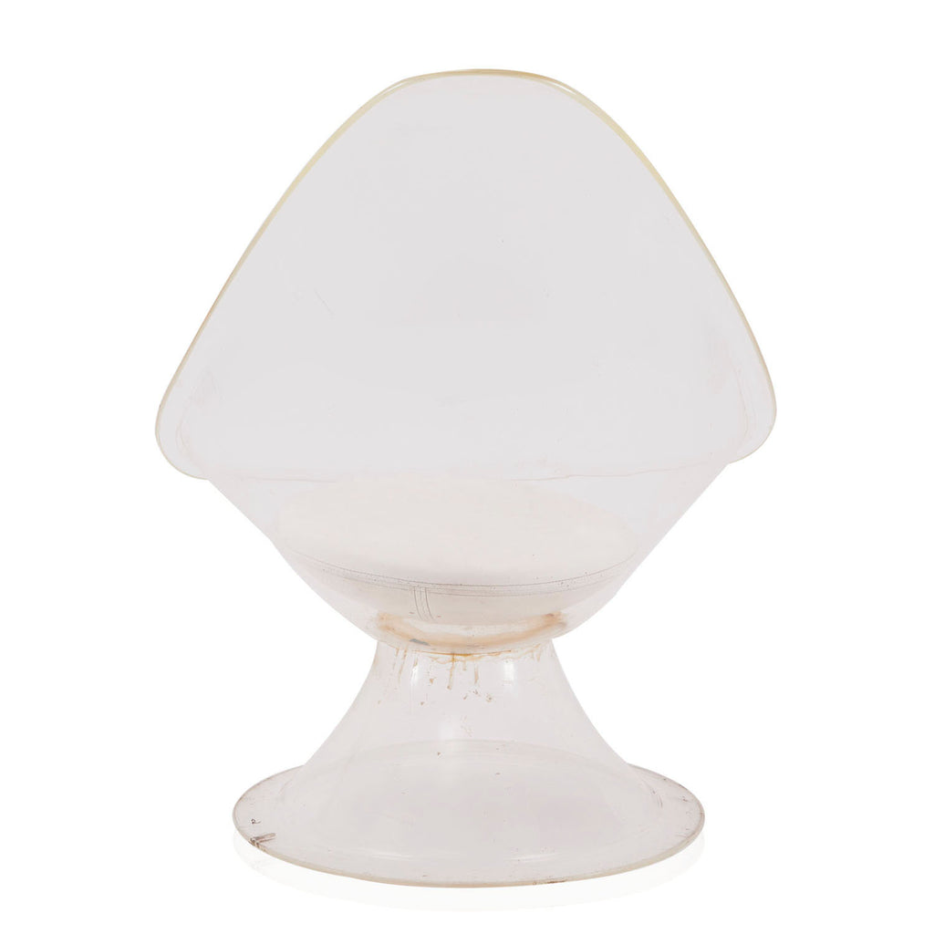 Lucite High Back Mod Lounge Chair