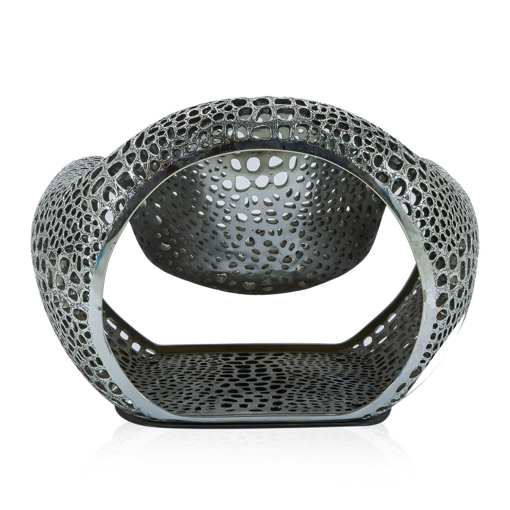 Organic Shape Cast Resin Armchair