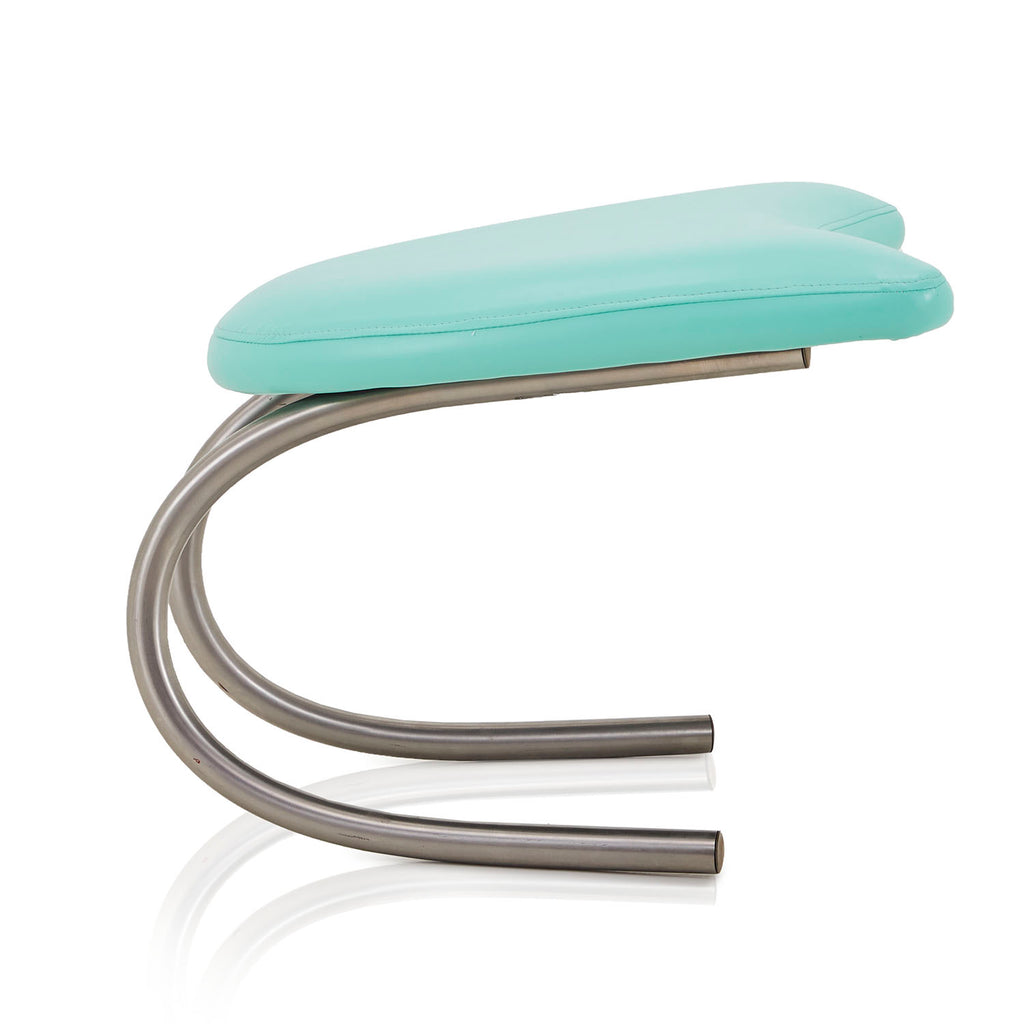Blue Turquoise Futuristic Ottoman