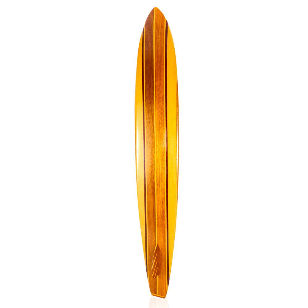 Smooth Light Wood Surfboard