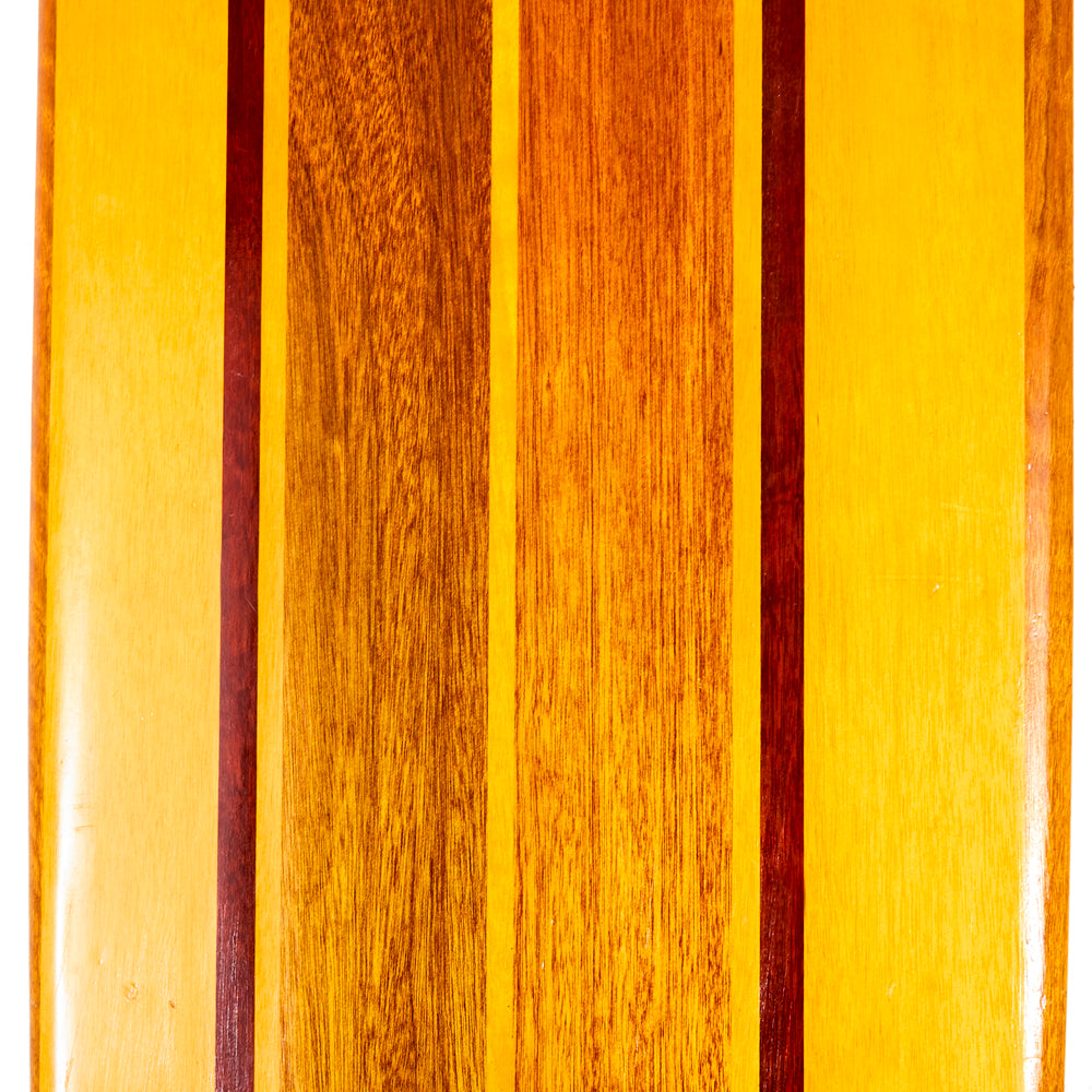 Smooth Light Wood Surfboard