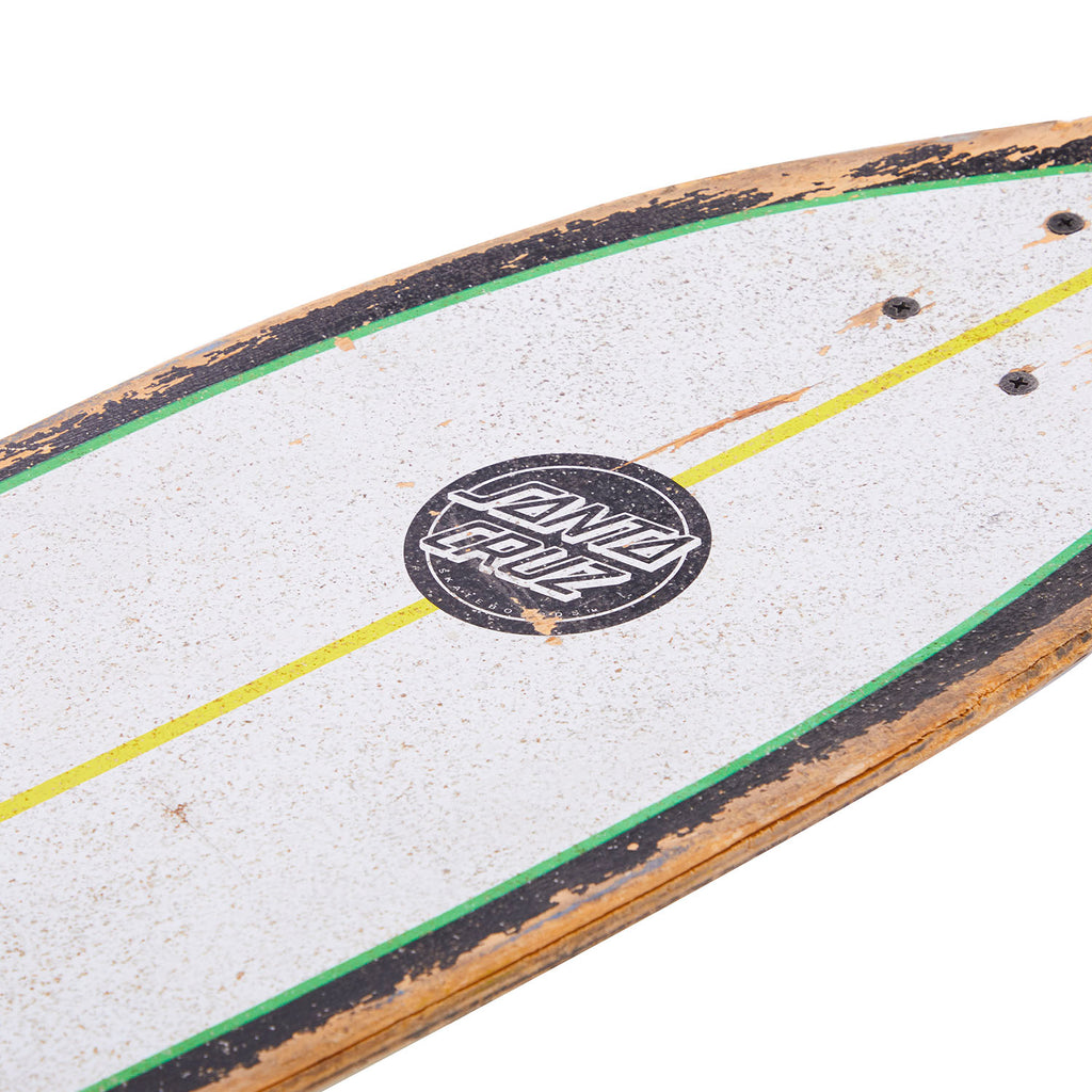 White Santa Cruz Skateboard