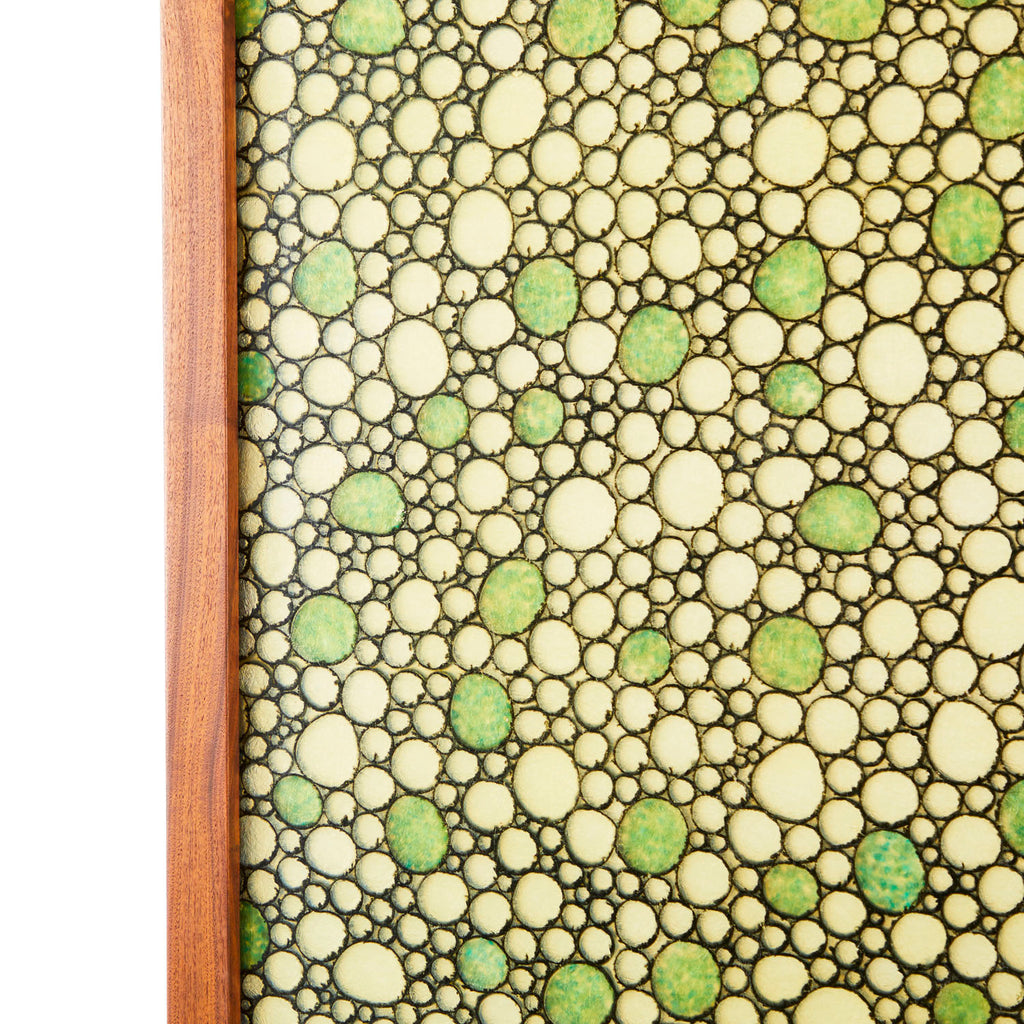 Green Dot Resin Room Divider
