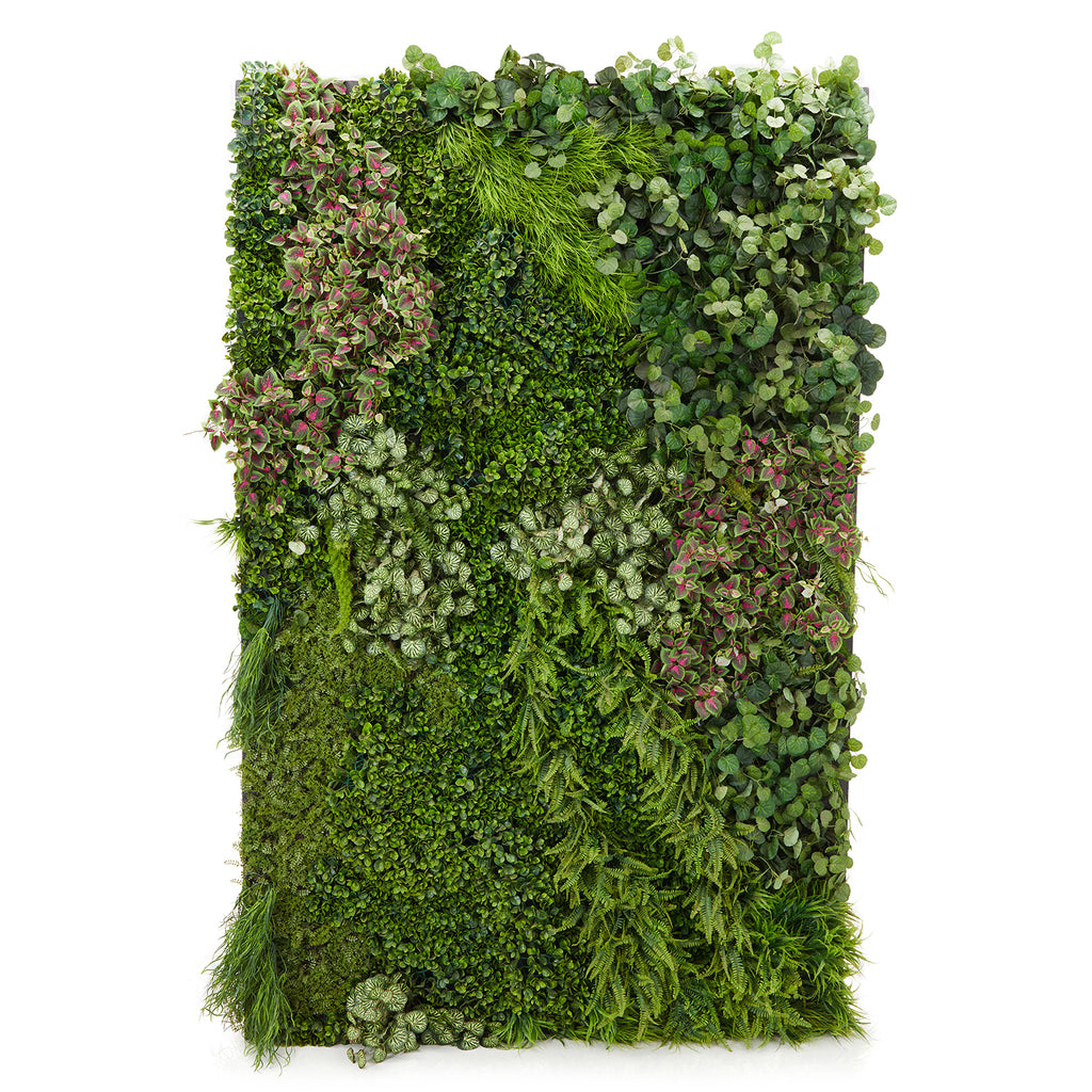 Green Huge Faux Plant Backdrop Wall