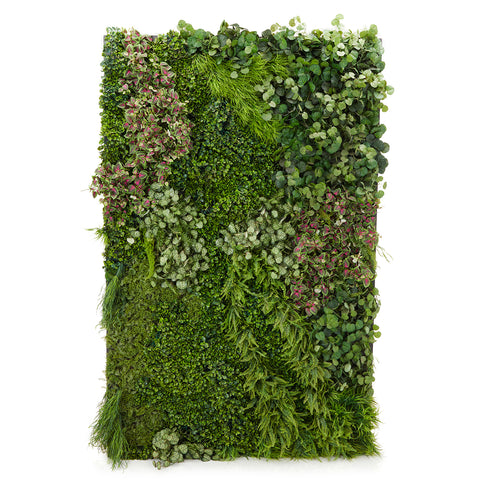 Green Huge Faux Plant Backdrop Wall