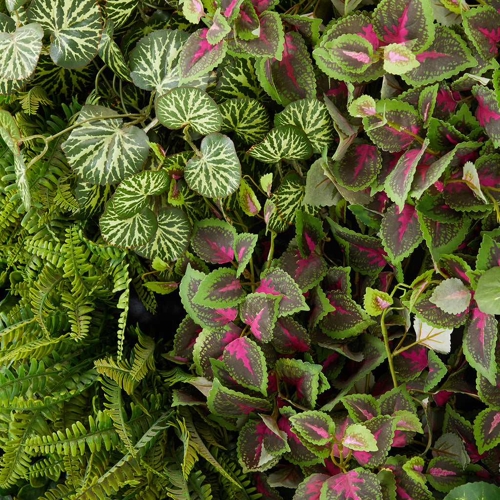 Green Huge Faux Plant Backdrop Wall