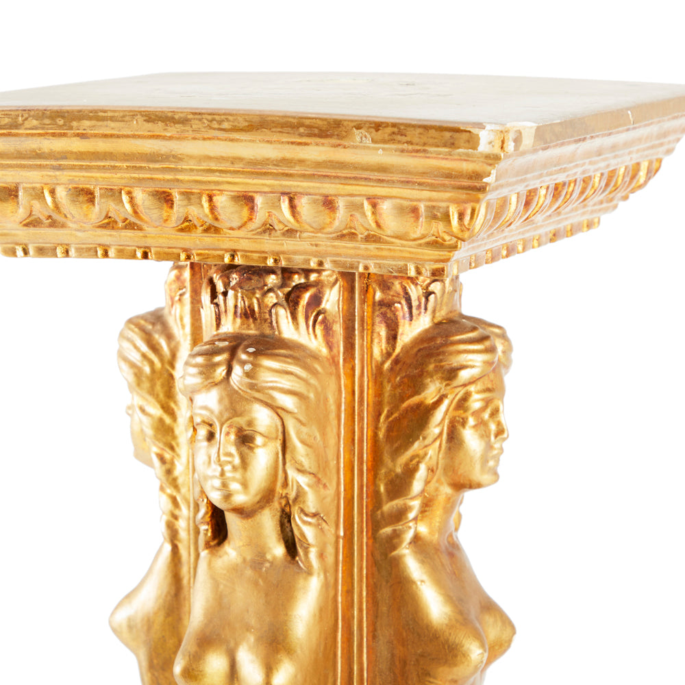 Gold Ornate Pedestal