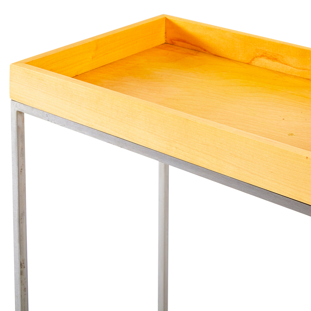 Wood Tray Side Table - Tall 3