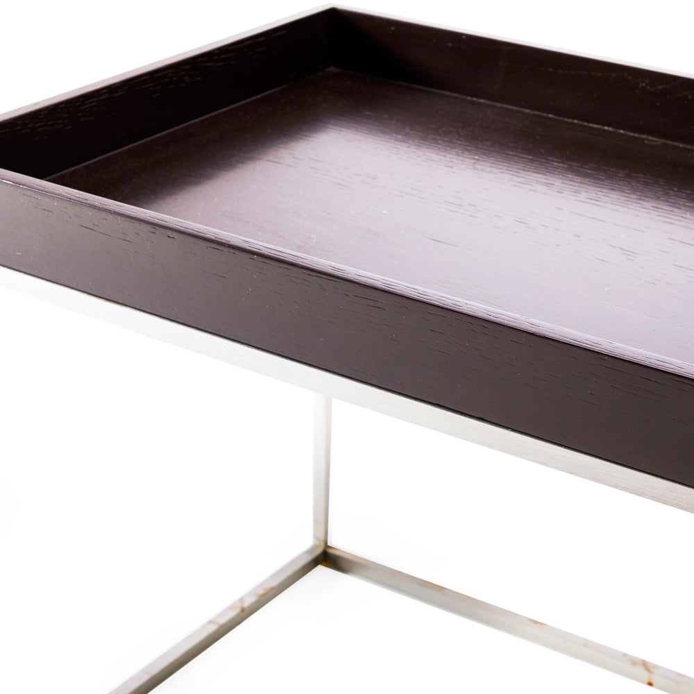 Wood Tray Side Table - Short 4