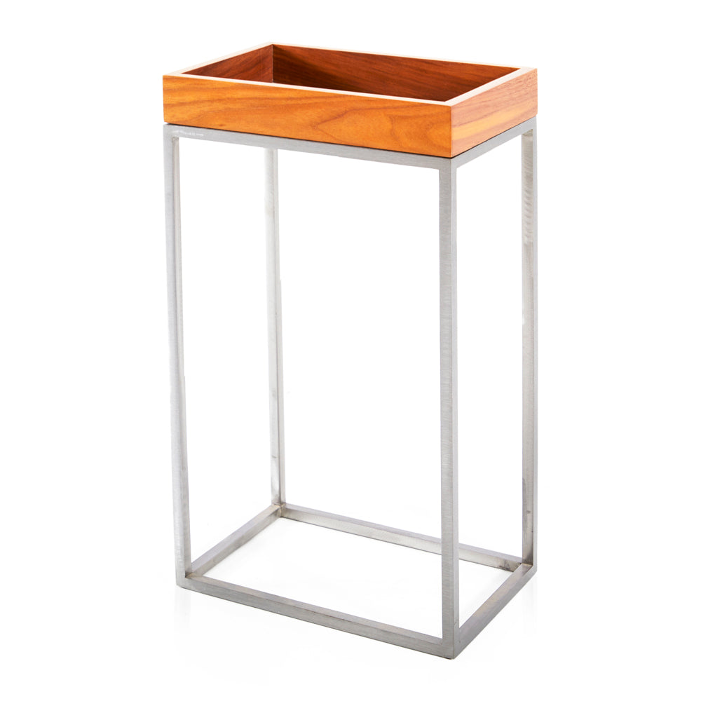Wood Tray Side Table - Medium