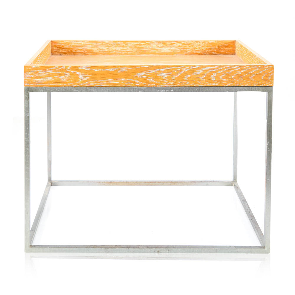 Wood Tray Side Table - Short 2