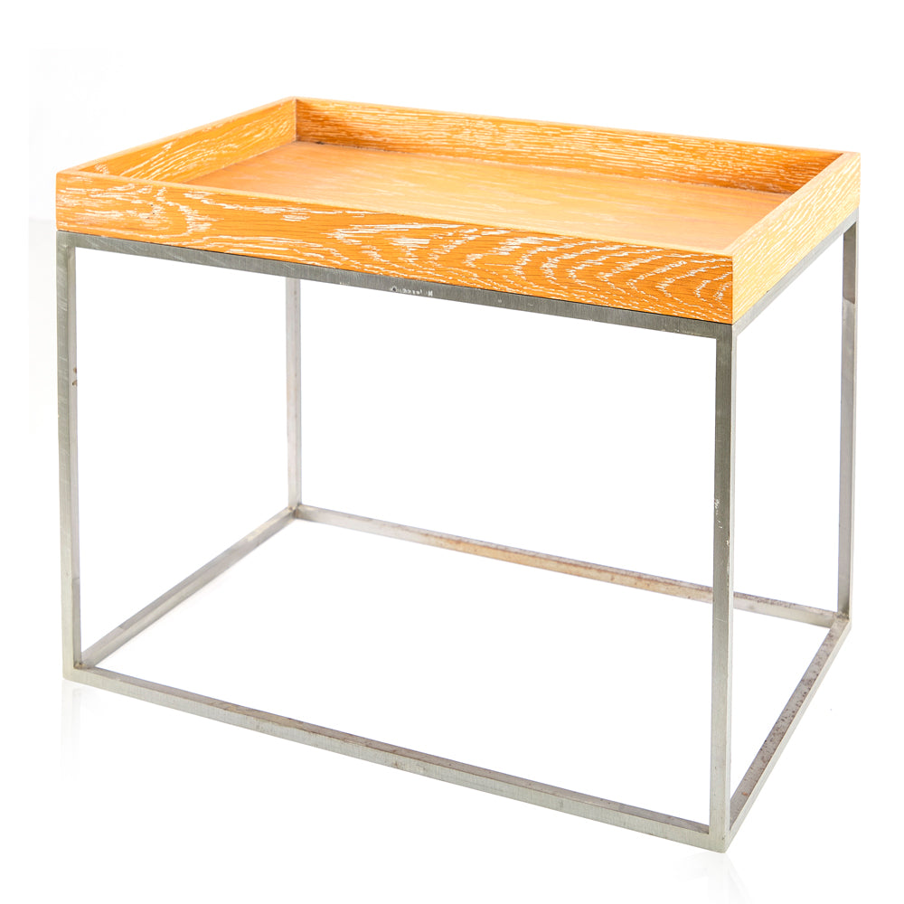 Wood Tray Side Table - Short 2