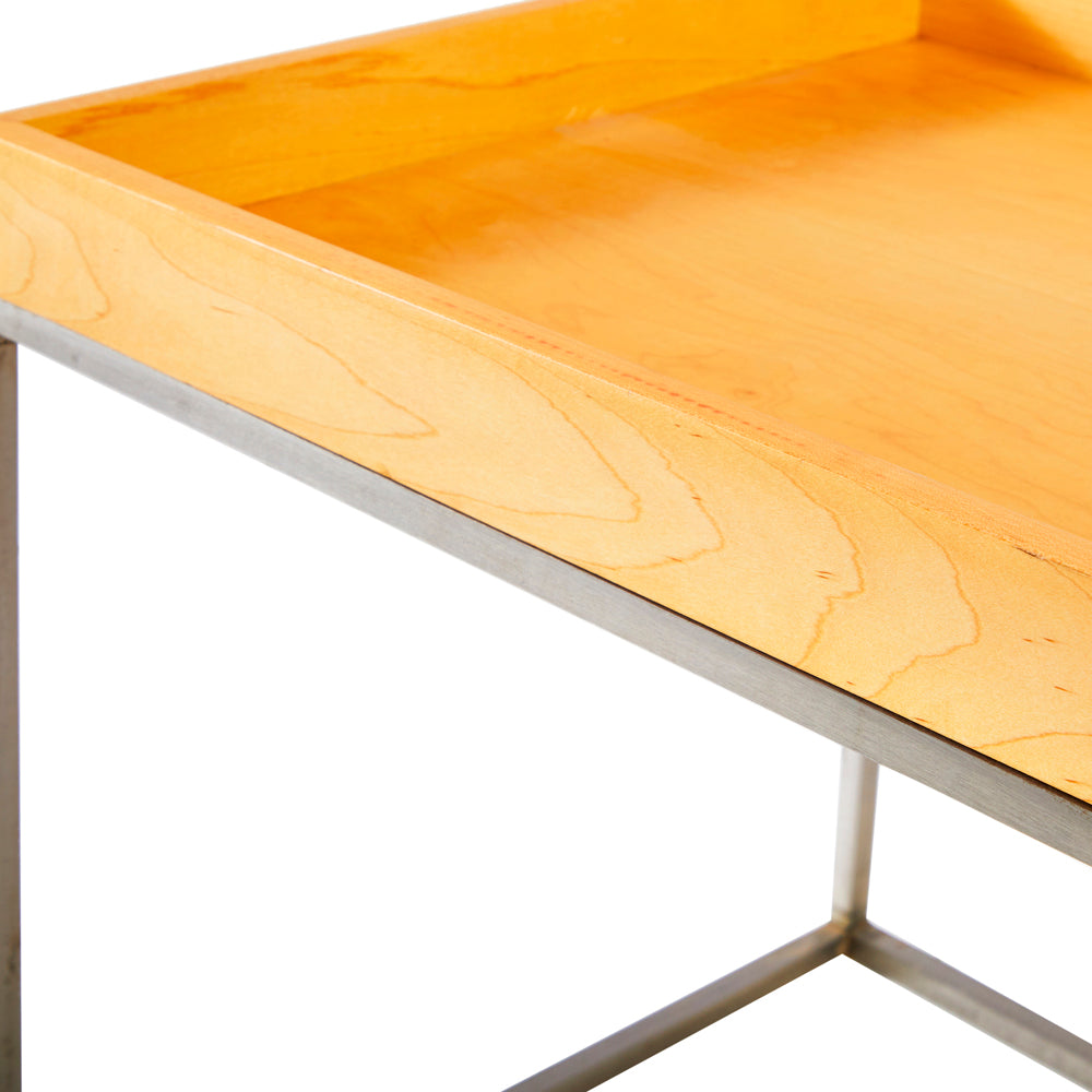 Wood Tray Side Table - Short 3