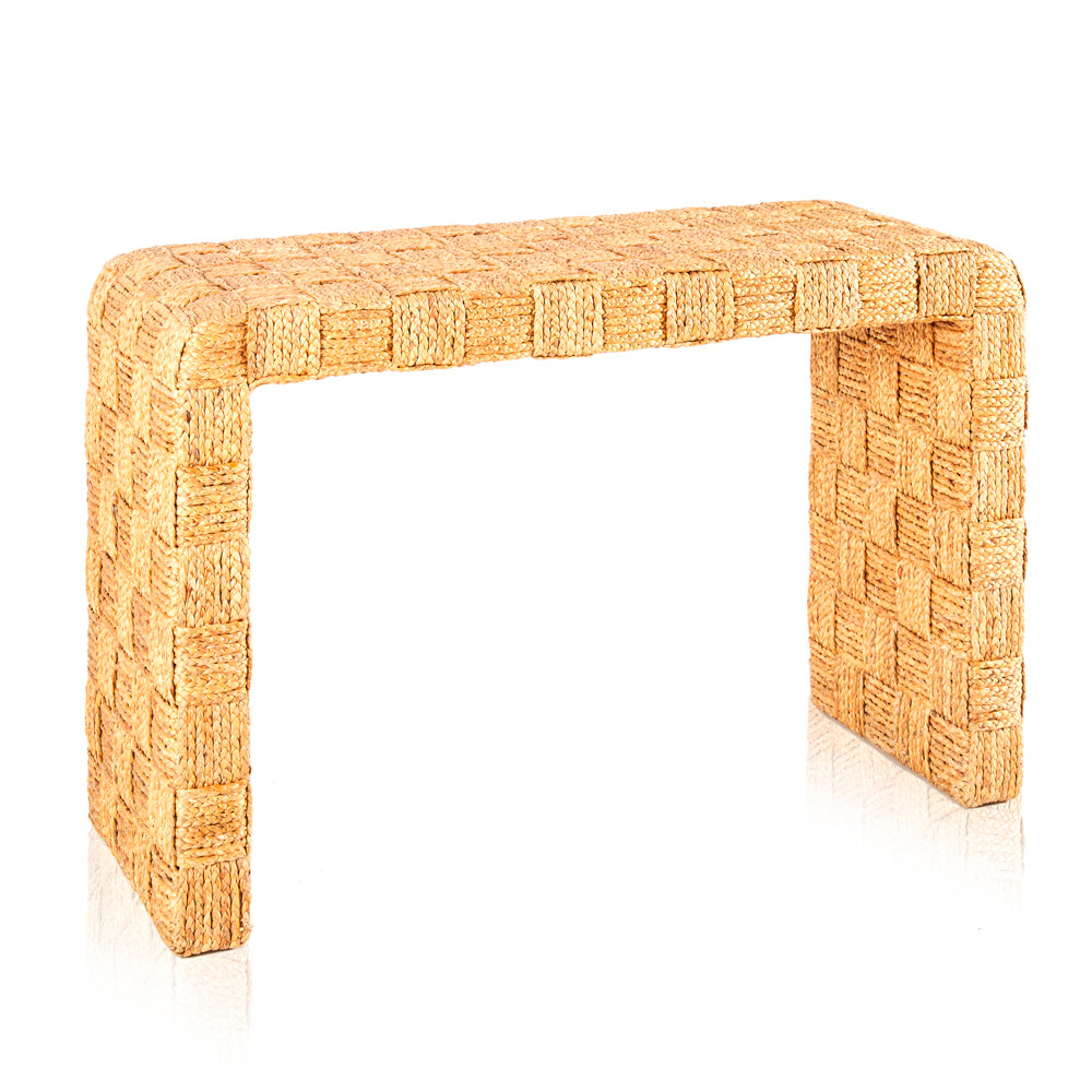 Woven Rope Console Table