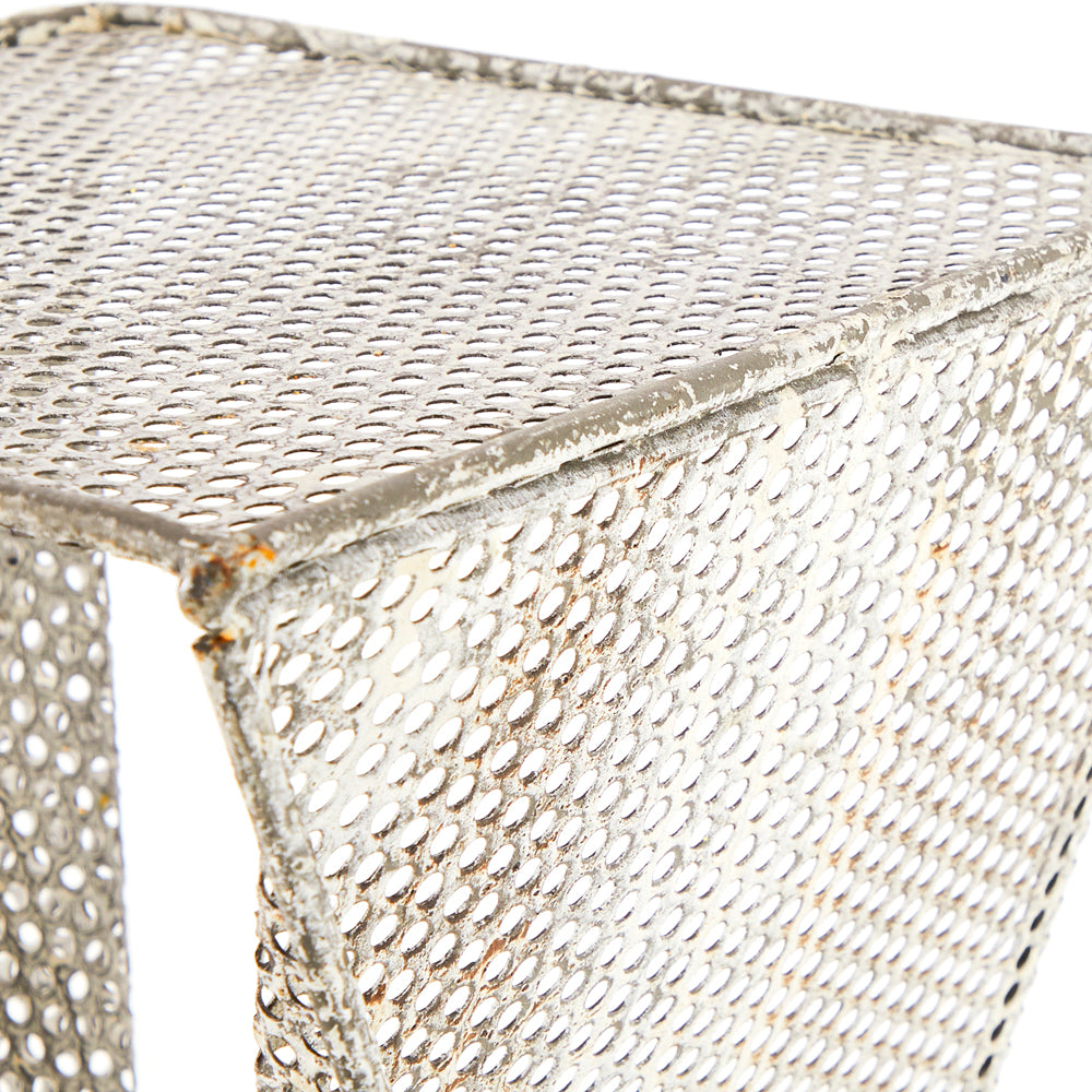 Grated Twisted Metal Pedestal