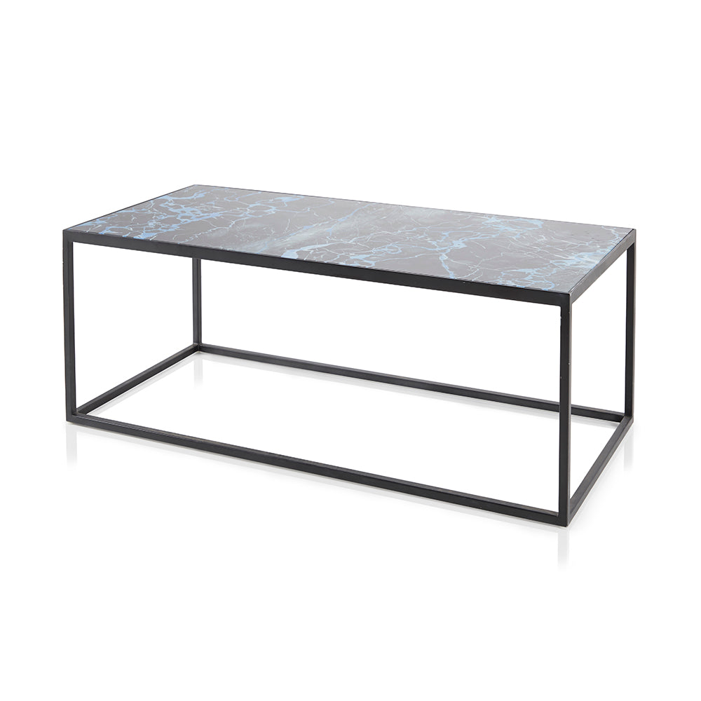 Blue & Black Lightning Coffee Table