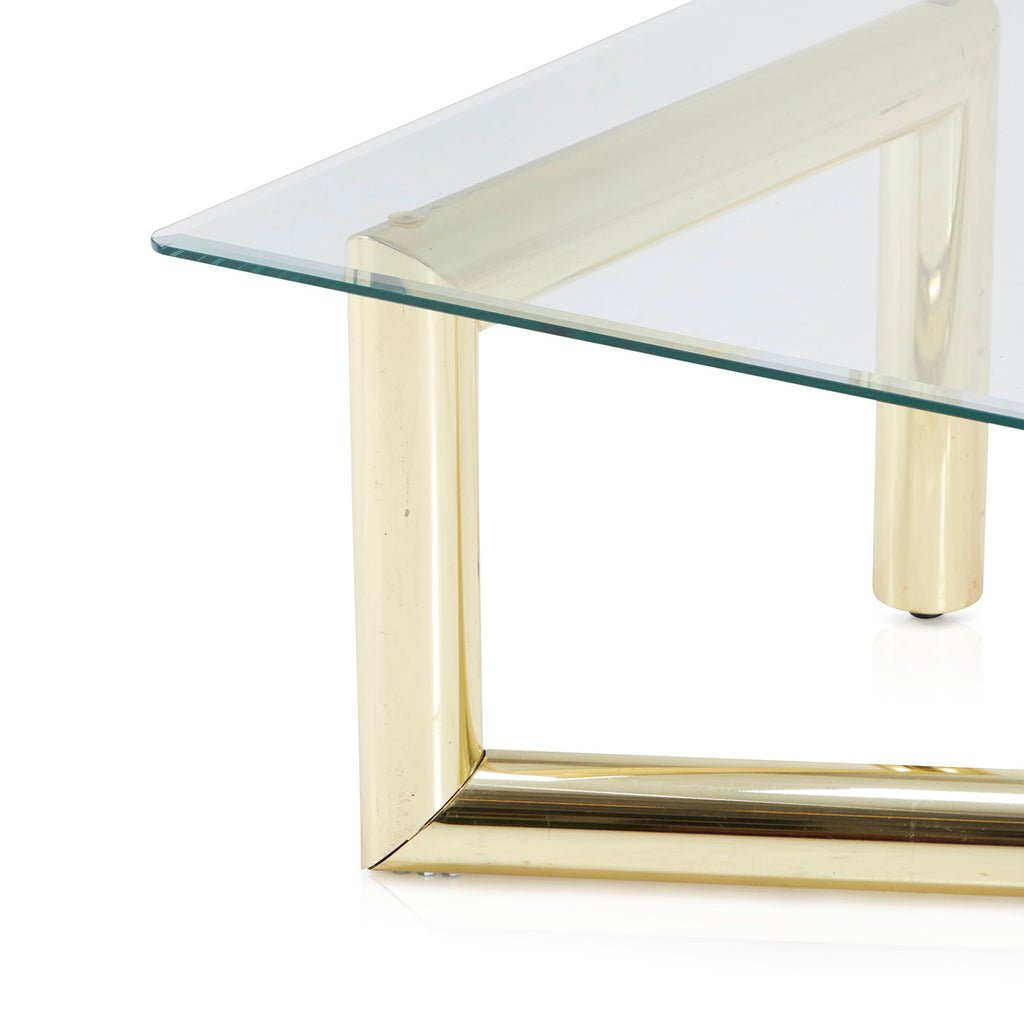 Gold Tube Coffee Table