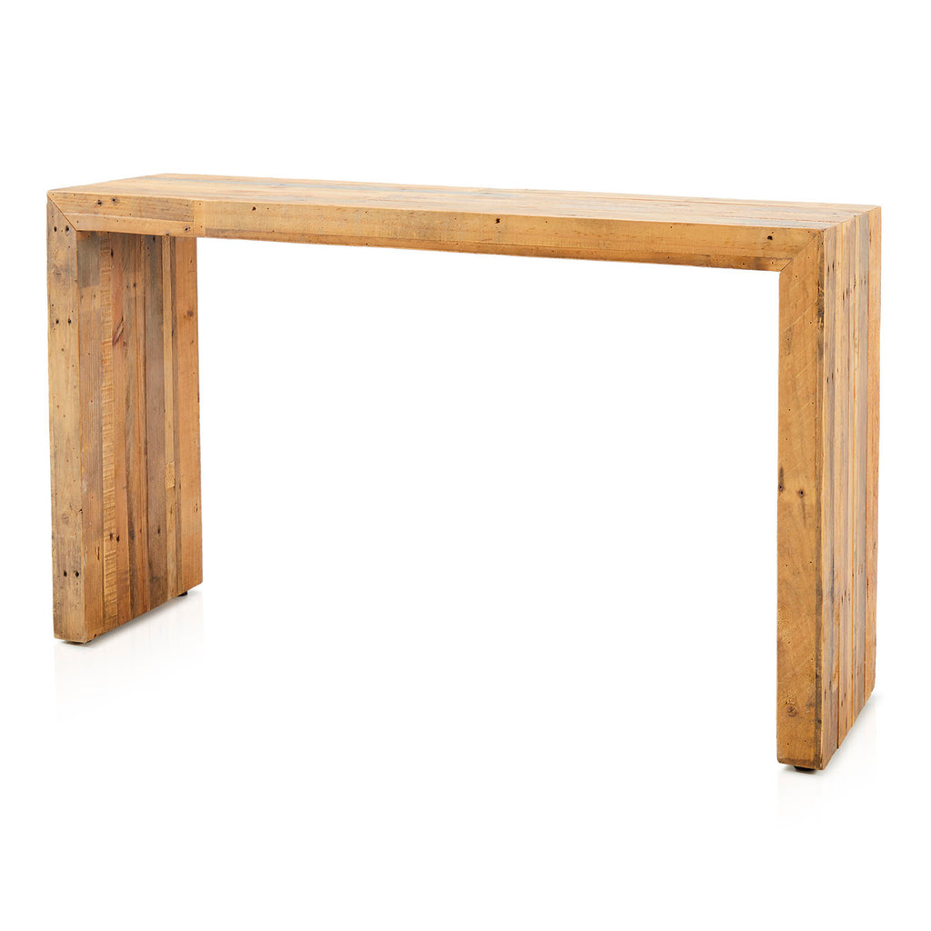 Wood Rustic Console Table