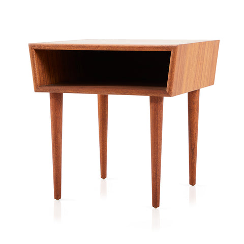 Wood Case Study End Table - Mahogany