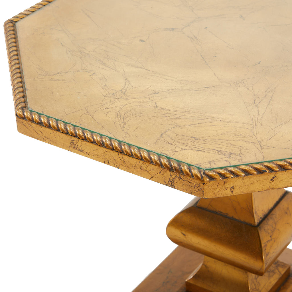 Bronze Octagon Side Table