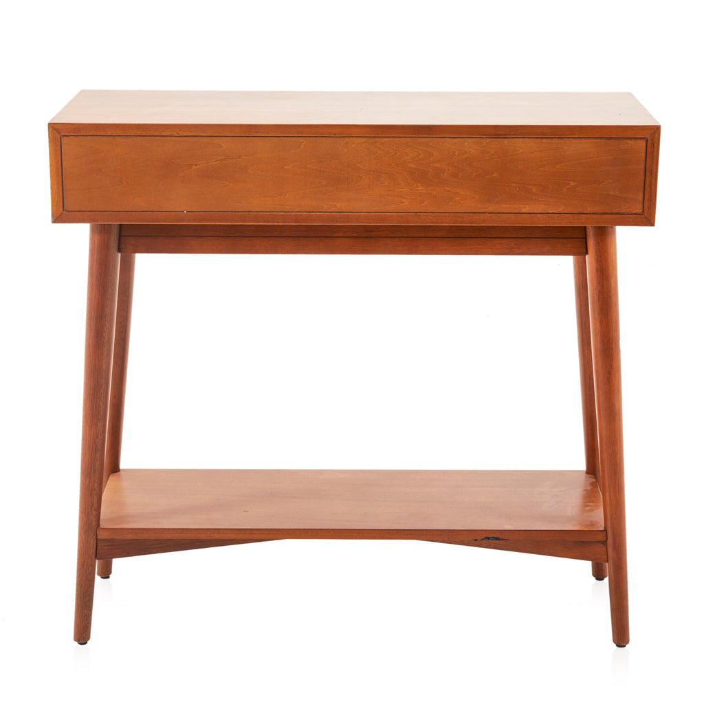 Two-Drawer Heavy Wood Console Table