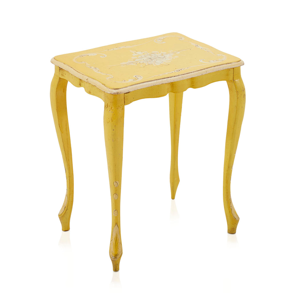 Yellow Nesting French Side Tables