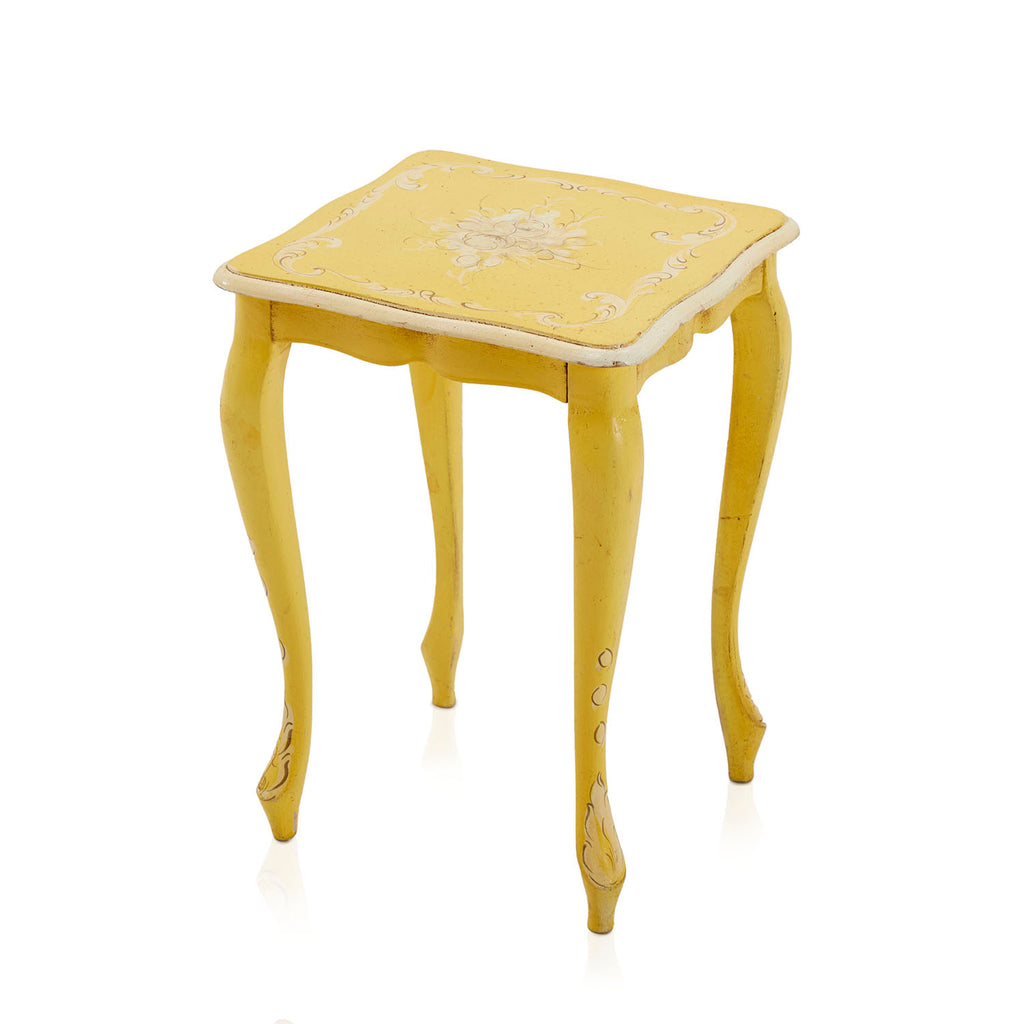 Yellow Nesting French Side Tables