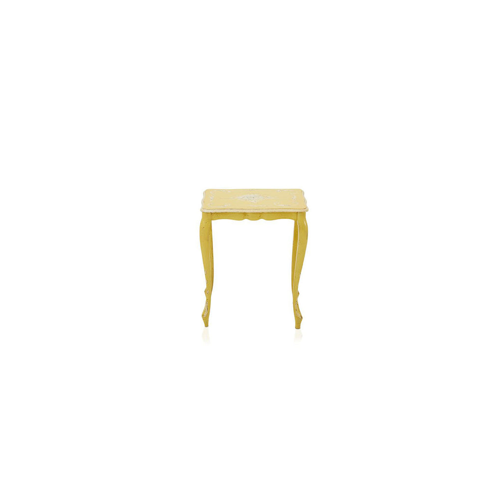 Yellow Nesting French Side Tables