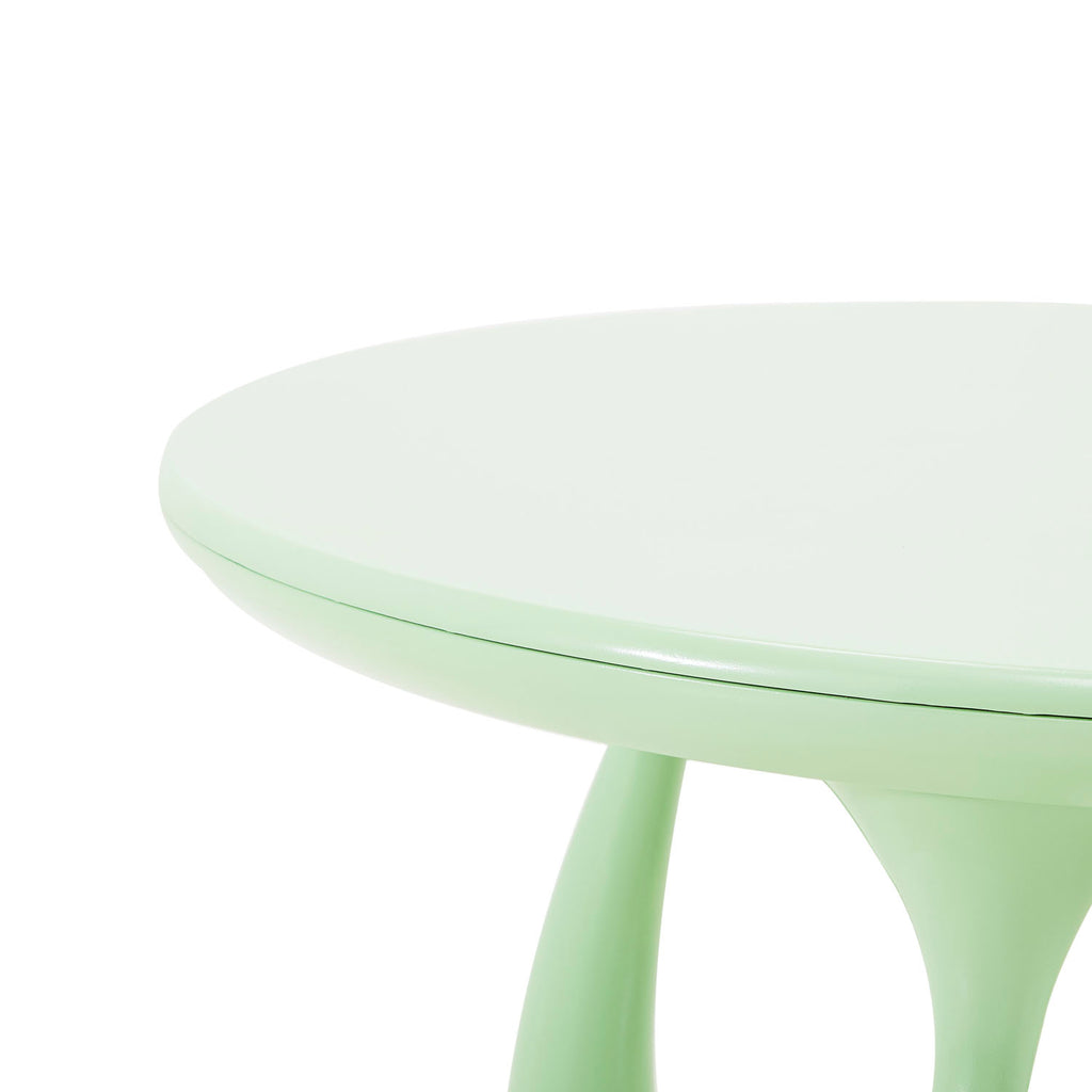 Turquoise Round Funky Modern Plastic Coffee Table