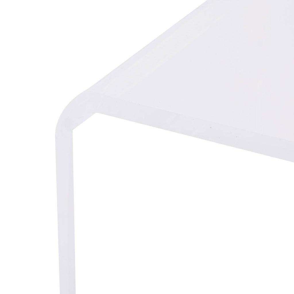 Lucite Waterfall Console Table