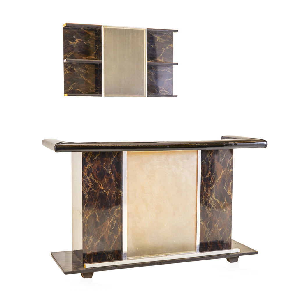 Marbled Light Up Bar Set
