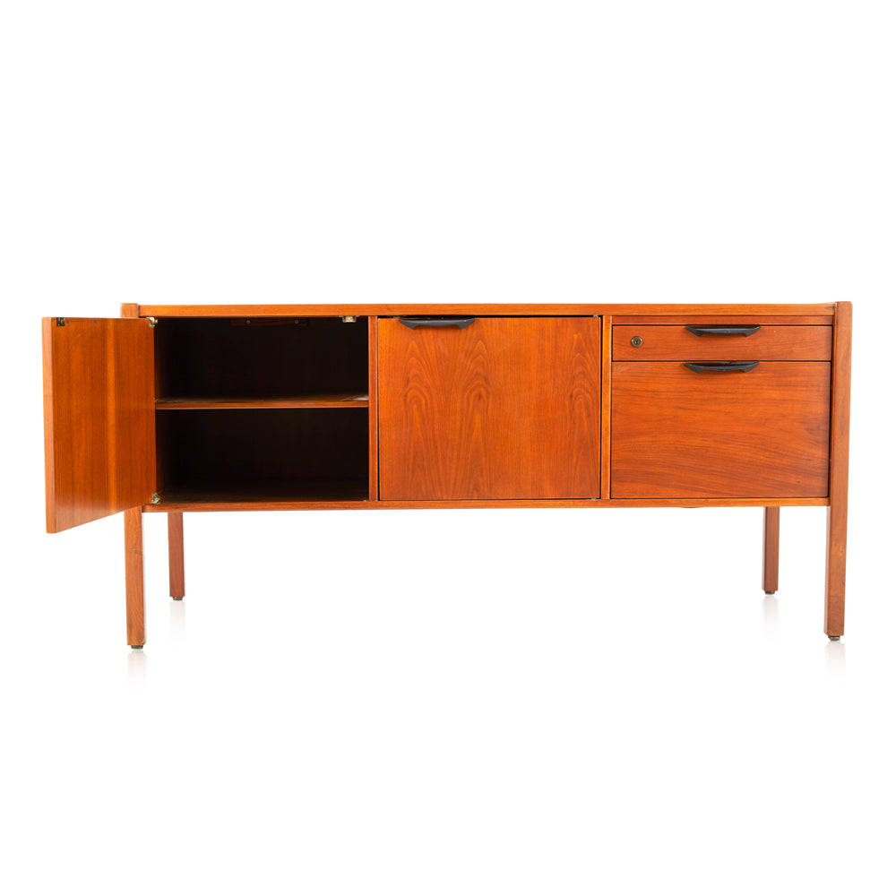 Modern Wood Office Credenza with Drawers